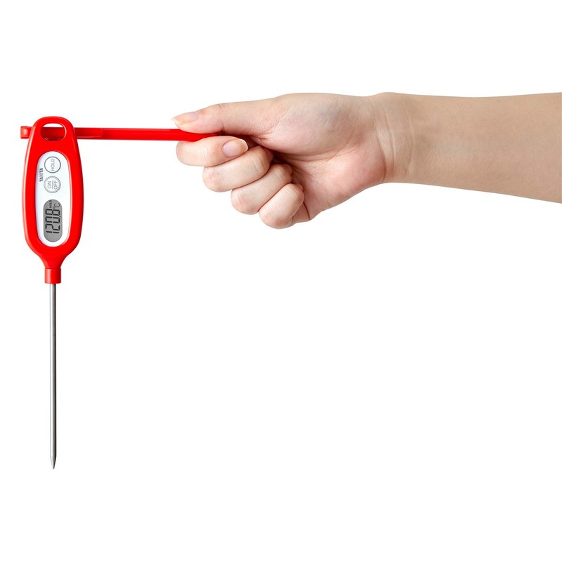 Tanita Thermometer, Cooking, Waterproof, 50-250°C, Red, TT-508N, RD, Stick Thermometer