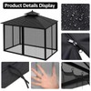 Homegroove Replacement Mosquito Netting for 10x12ft Gazebo, Universal Mesh Screen