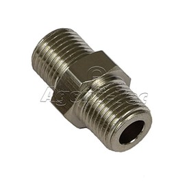 Agora-Tec® Airbrush Adaptor AT-A-02, Adaptor for Airbrush Hose 1/8 (9.2 mm) Male to 1/8 Inch (9.2 mm) AG