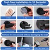 Suction Cup Shower Head Holder Wall Mount, Removable Handheld Shower
