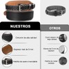 Cinturón para Pesas Grande Soporte Espalda Cinturón de levantamiento 130CM