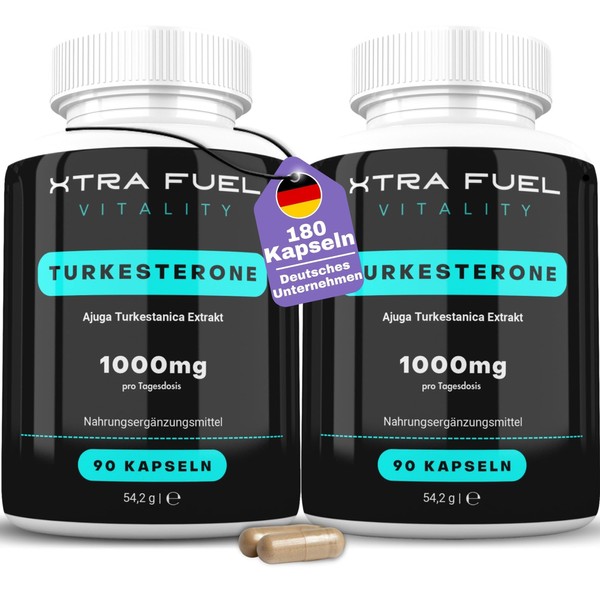 Premium Turk Capsules - 1000 mg Daily Dose - 180