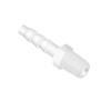 Quickun Plastic Hose Barb Fitting, 1/4" Barb to 1/8" Male