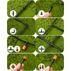 300Pcs Drip Irrigation Fittings Kit for 1/4" Tubing, Drip Line