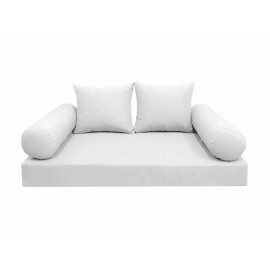 Unbranded 5PC Daybed Mattress Bolster Pillow Sheet Cover Only S.4 Twin Knife Edge AD105