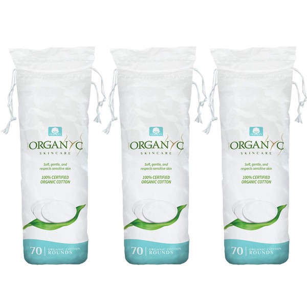 Organyc 100% Certified Organic Cotton Rounds, 210 ct.