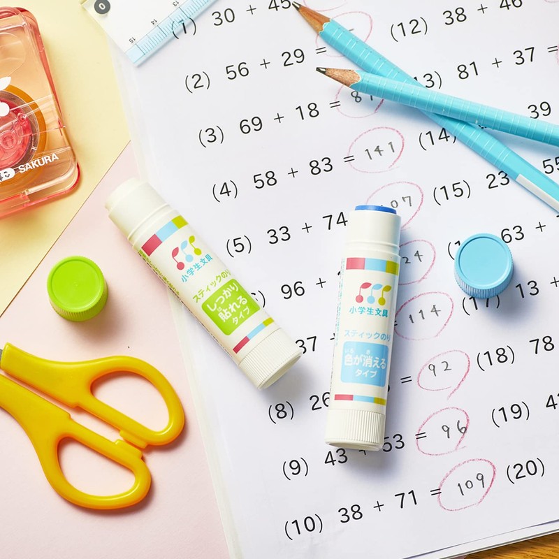 Sakura Crepas Nori, Elementary School Stationery, Glue Stick, Firmly Stick