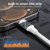 MOSWAG USB C to 3.5mm Aux Audio Headphone Splitter, 2-in-1