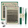 Lash Clusters Kit Soft Natural with Thin Band Easy to