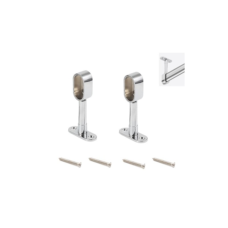 Oval Swivel Retractable Wardrobe Bracket with a Diameter of 16