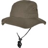 Flexfit Unisex Adult 5004AH Fishing Hat, Bucket Hat, Dark Olive,