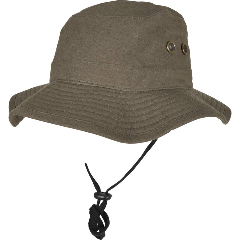 Flexfit Unisex Adult 5004AH Fishing Hat, Bucket Hat, Dark Olive,