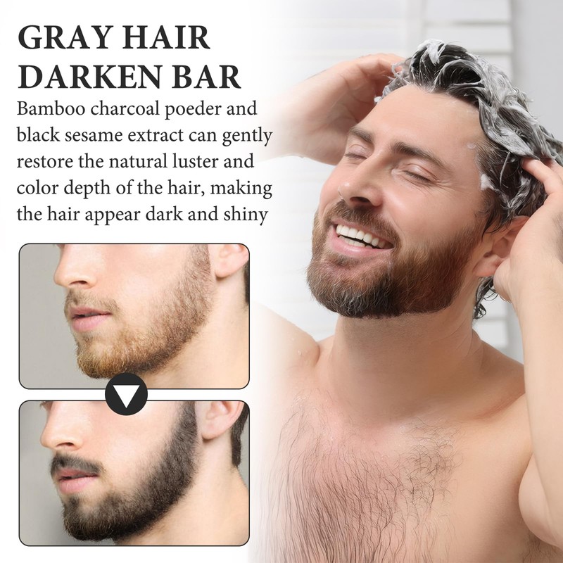 Anti Grey Bar 2 Pieces Natural Botanical Formula Anti Grey