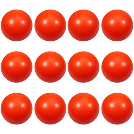Kymqlyw 12 Pcs red Foam Stress Ball Squeeze Stress Relief Balls for Kids and Adults Hand Exercise Sensory Squishy Relief Toys for Anxiety ADHD Autism （red）