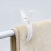 Towa Sangyo Neo-Sool Double Spring Balcony Clothespins White Approx. 3.2