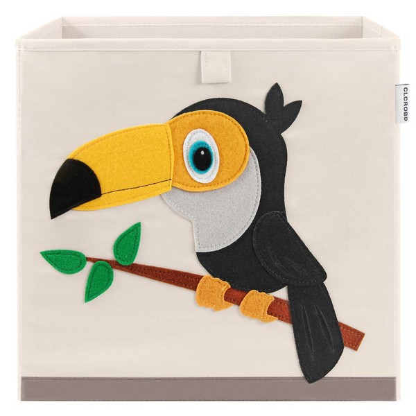 CLCROBD Foldable Animal Cube Storage Bins Fabric Toy Box/Chest/Organizer for