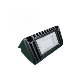 QHLightlux RV LED Porch Exterior Utility Lights, 5 inch Down Angle Flood Beam Awning Light, 3000K Warm-White 12V/24V DC 900 Lumen, Black Finish Aluminum Housing, for RVs Trailers Campers, 1 Pack