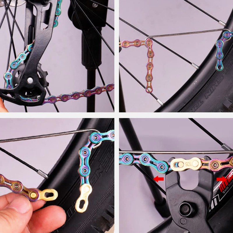 CATAZER Bicycle Chain 11 Speed Chian 116 Links with Spare