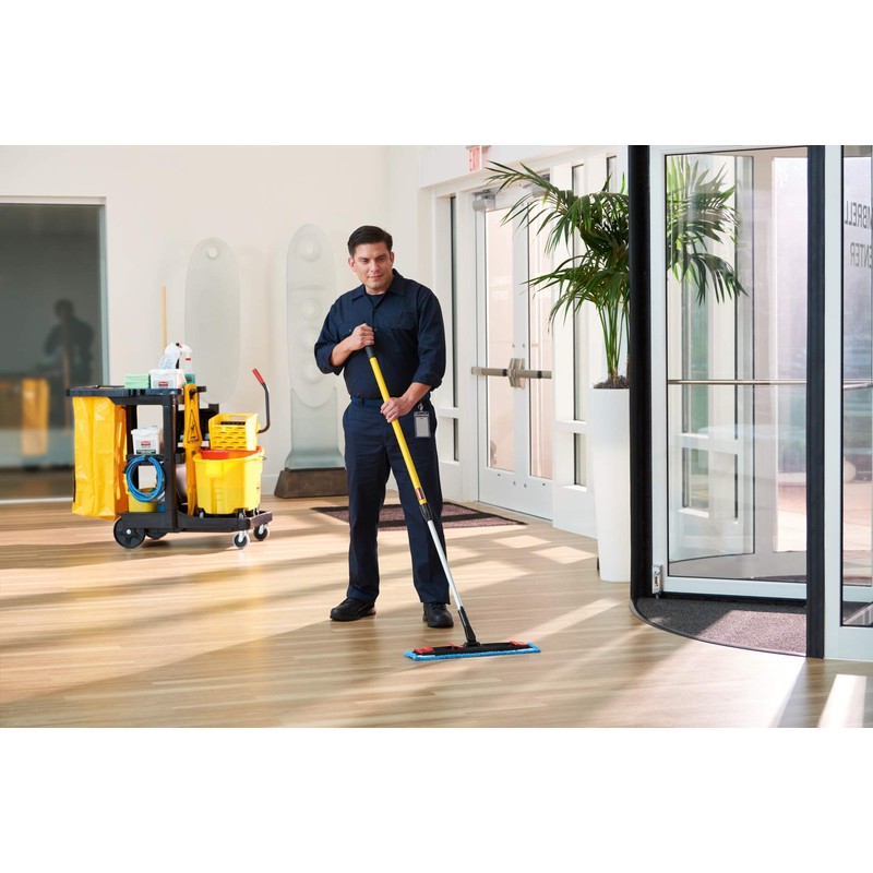Rubbermaid Commercial Products Microfiber Adaptable Flat Mop Kit for WaveBrake