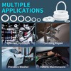 KEZE 660 PCS 18 Size Clear Food Grade Silicone O