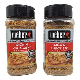 Weber Kick 'n Chicken Seasoning - 7.25 Ounce (2 Pack)