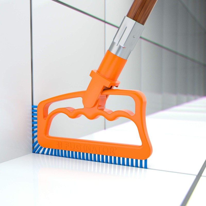 Fuginator Scrub Brush for Tile & Grout: Stiff Nylon Bristle