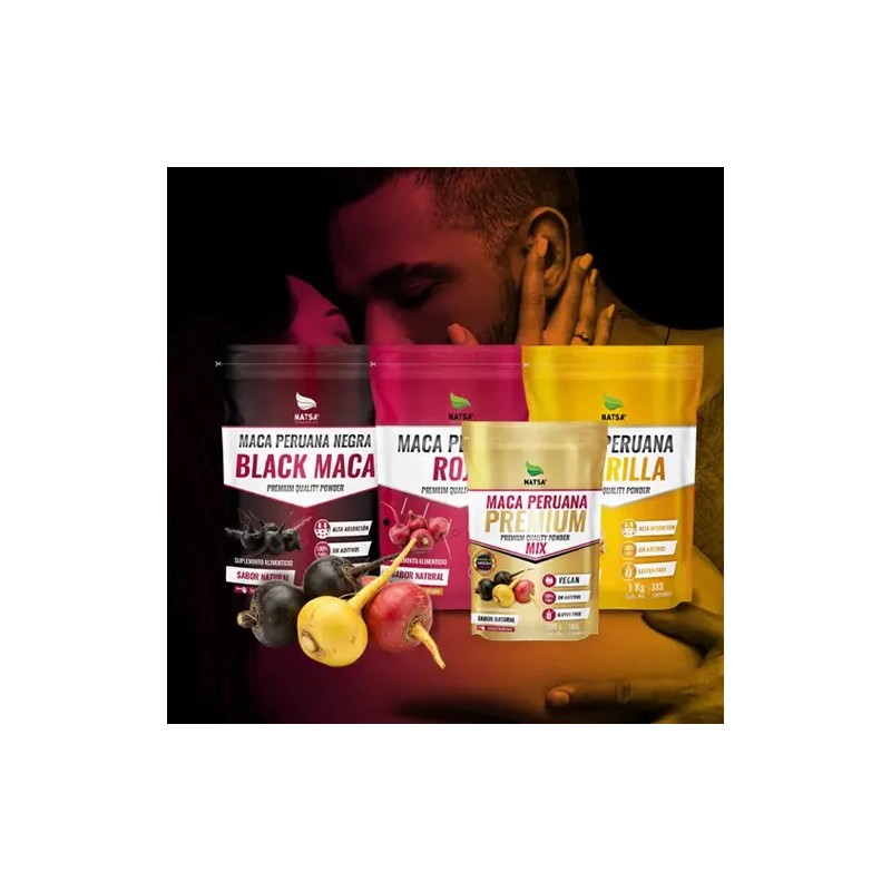 Maca Roja, 1 Kg Sabor Natural