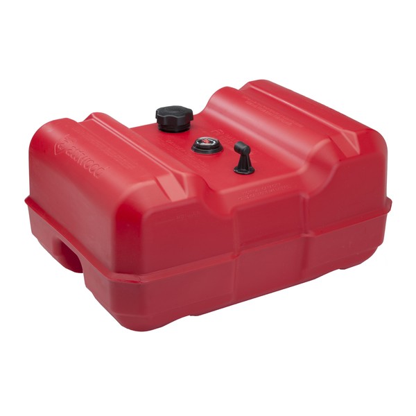 Attwood 8812LLPG2 EPA Certified 12 Gallon Low-Profile Portable Fuel Tank with Gauge