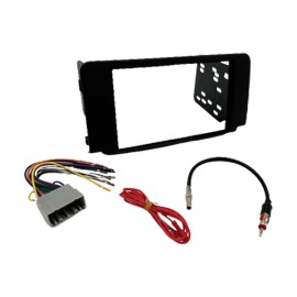 Thrashin Motorsports Stereo Dash Kit, Wire Harness & Antenna Adapter Car Radio Installation Bundle