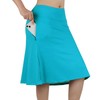 BELE ROY Knee Length Skorts Skirts for Women with Pockets
