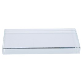 Glass Rectangle Nail Art Palettes, Manicure Colour Mixing Mixing DIY Tools