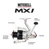 Mitchell MX1 Spinning Reel - Lightweight Graphite Shell Aluminium Spool