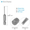 CoCud Phillips Phillips Screwdriver Bits PH00 50 mm Long 1/4