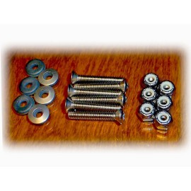 RT Bolts Boat or Marine Rail Mount Bolts/Screws • 6-Pack for 3 Fittings • Stainless