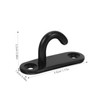 Totority 4Pcs Stainless Steel Pad Eye Hooks for Ceiling and