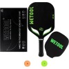Edgeless Pickleball Paddle Carbon Fiber Thermoformed Unibody Textured w/ Cover