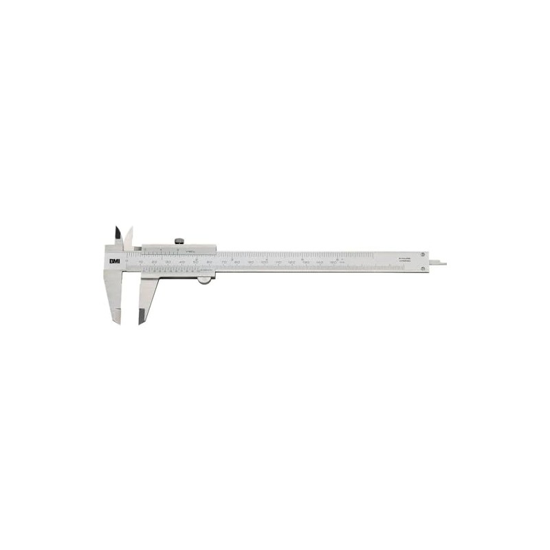 BMI 760150 Vernier Calipers, Silver, 150 mm