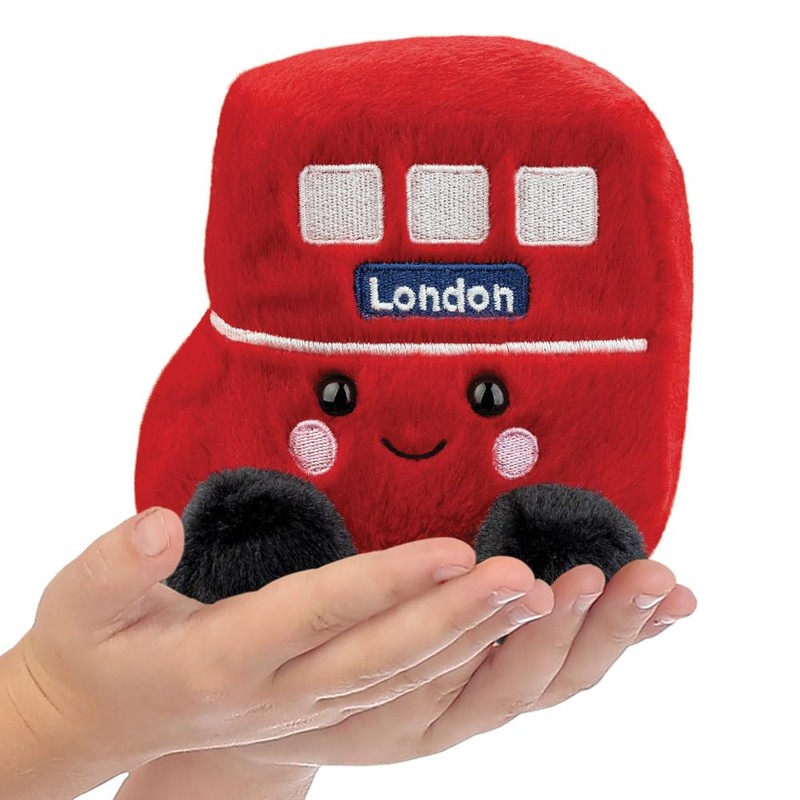 Aurora, 61567, Palm Pals Bertie Red Bus, 5I, Soft Toy,
