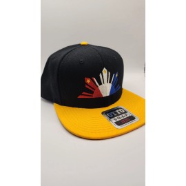 Snap-Back Filipino Pinoy Philippines Flag Logo Hat Otto Cap Beanie