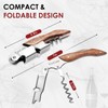2-Pack Wine Opener Waiter Corkscrew, Premium 420 Stainless Steel Wine