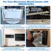BigHead WB56X35363 Microwave Mounting Plate/Bracket Assembly Replacement for GE Microwave