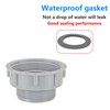 Qrity 1 Piece Kitchen Sink Drain Pipe Joint Thread Hose