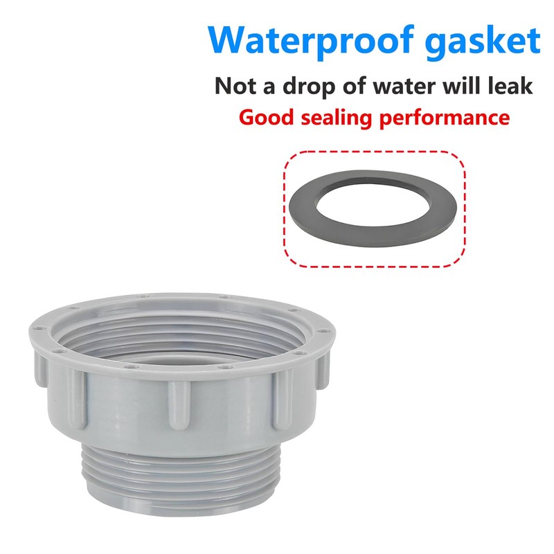 Qrity 1 Piece Kitchen Sink Drain Pipe Joint Thread Hose