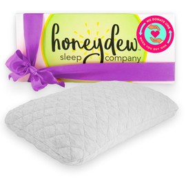 Honeydew The Classic Essence Pillow – Adjustable Luxury Cooling Pillow for Back and Side Sleepers - Supportive Ergonomic Design for Optimal Neck & Spinal Alignment – Handcrafted in USA