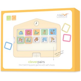 ALLEOVS® Clever Couples - Fun Educational Game for Children from 3 Years - CleverPairs | Development Game - Concentration Game - Children's Games Occupational Therapy - Game for Logic & Language