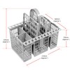 SPARES2GO Cutlery Basket Cage, Handle & Lid for Indesit DFG2635