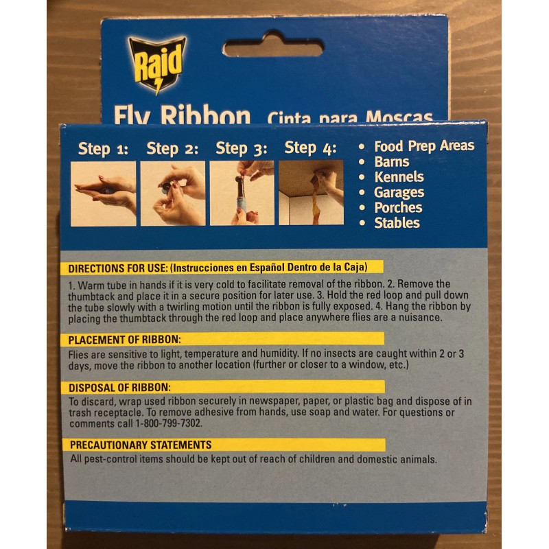 Raid Fly Ribbon Trap 10 Pack