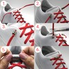 Run out sports Elastic Laces With Metal Fastener, No Bow,