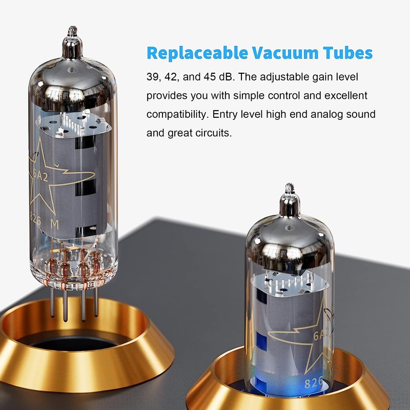 Vacuum Tube Amplifier Preamplifier Phono Preamp MM Player Amp AUX