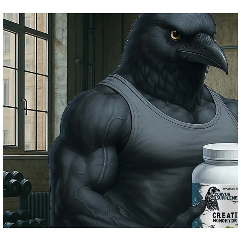 Creatina Monohidratada En Polvo 1kg Corvus Varios Sabores